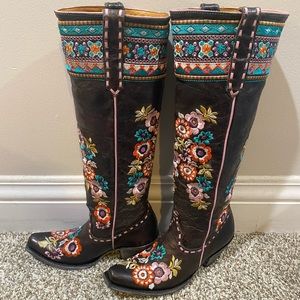 Old Gringo Pachamama Boots Chocolate 7